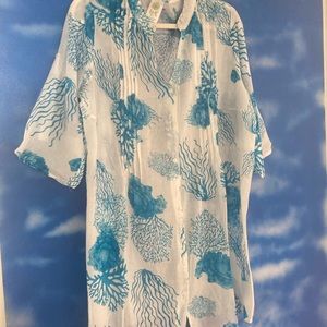 Positano  Cover up in cotton bought in Italy,